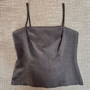 Muted Plaid Tank Top